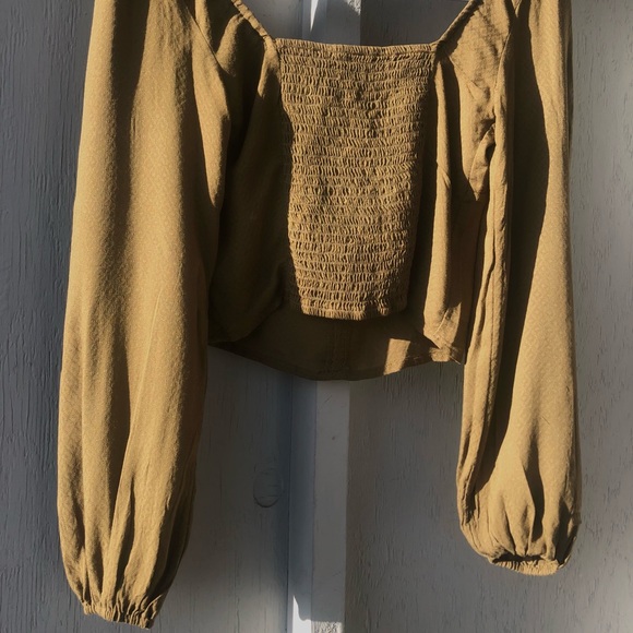 Urban outfitters - olive green top - Picture 3 of 4